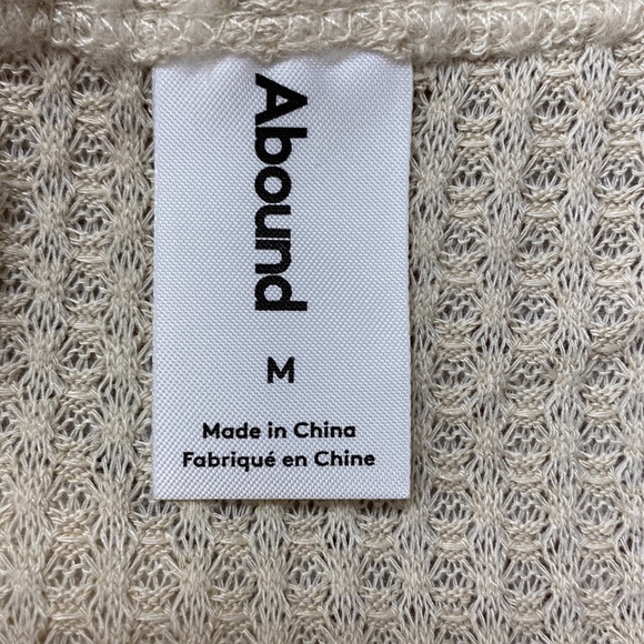 Abound Nordstrom V-Neck Thermal Top NWT Size Medium - Picture 6 of 11